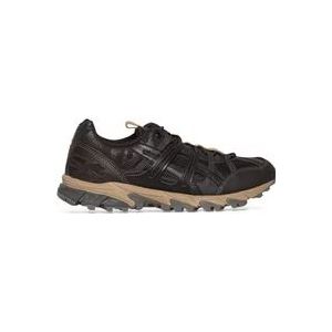 Asics Zwarte Sneakers voor Moderne Man , Black , Heren , Maat: 46 EU