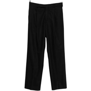 PT Torino, Heren, Broeken, Zwart, Maat: M Wol,