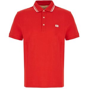 Valentino Garavani, Heren, Tops, Rood, Maat: S Katoen,