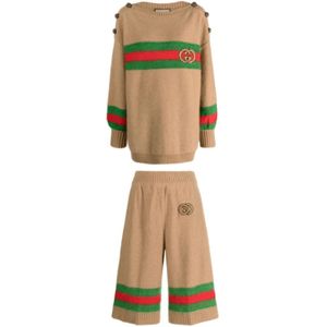 Gucci, Dames, Truien, Bruin, Maat: M Wol,