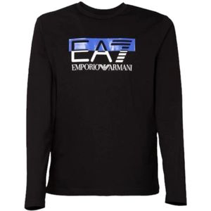 Emporio Armani Ea7, Heren, Tops, Zwart, Maat: 3XL