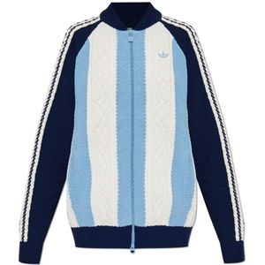 Adidas Originals, Dames, Truien, Blauw, Maat: 2XS Poliester,