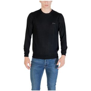 Crew Neck Long Sleeve Sweater - Zwart - Sweater