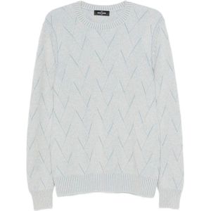 Gran Sasso, Heren, Truien, Blauw, Maat: 2XL Kasjmier,