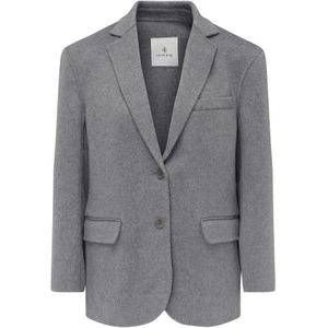 Anine Bing, Dames, Jassen, Grijs, Maat: XS Wol,