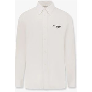 Givenchy, Heren, Overhemden, Wit, Maat: M Katoen,