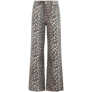 Ganni, Dames, Broeken, Veelkleurig, Maat: W28 Denim,