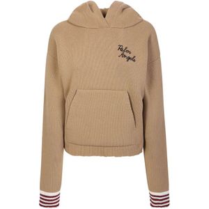 Palm Angels, Dames, Sweatshirts & Hoodies, Zwart, Maat: M Katoen,