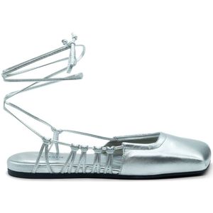 Vic Matié, Dames, Schoenen, Grijs, Maat: 36 EU Leer,