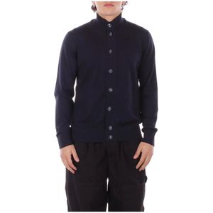 Alpha Studio, Heren, Truien, Blauw, Maat: M Wol,