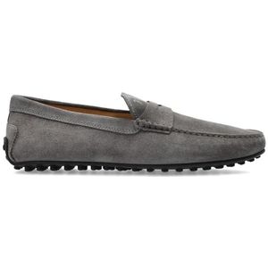 Tod's Suede loafers , Gray , Heren , Maat: 41 EU