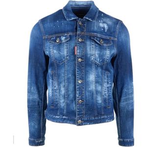 Dsquared2 Capospalla , Blue , Heren , Maat: S