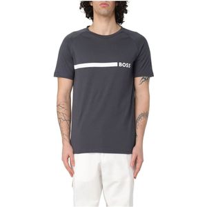 Hugo, Heren, Tops, Zwart, Maat: L Katoen,