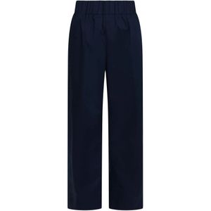 Neo Noir, Dames, Broeken, Blauw, Maat: S Katoen,
