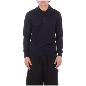 Alpha Studio, Heren, Truien, Blauw, Maat: M Wol,