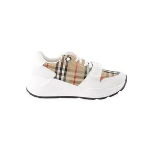 Burberry Geruite Veterschoenen , White , Heren , Maat: 42 EU