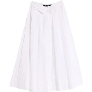 Karl Lagerfeld, Dames, Rokken, Wit, Maat: XS Katoen,