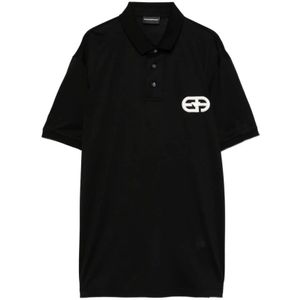 Emporio Armani, Heren, Tops, Zwart, Maat: XL