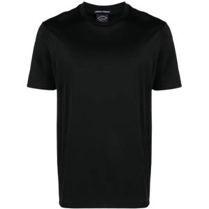 Paul & Shark, Heren, Tops, Zwart, Maat: XL Katoen,