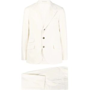 Brunello Cucinelli, Heren, Pakken, Beige, Maat: XL Katoen,