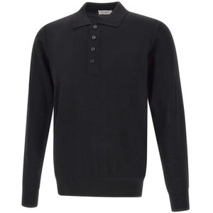 Paolo Pecora, Heren, Truien, Zwart, Maat: M Wol,