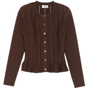 Elisabetta Franchi, Dames, Truien, Bruin, Maat: M