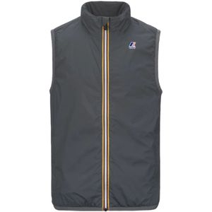 K-Way, Heren, Jassen, Grijs, Maat: M Nylon,