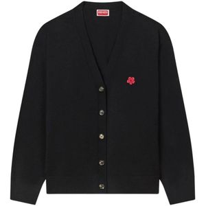 Kenzo, Dames, Truien, Zwart, Maat: L Wol,