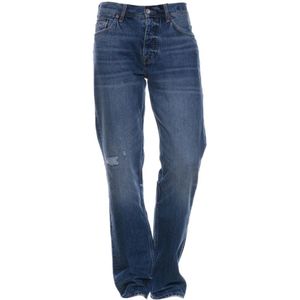 Tommy Hilfiger, Heren, Jeans, Blauw, Maat: W33 Katoen,