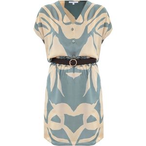 Kocca, Dames, Jurken, Veelkleurig, Maat: L Poliester,