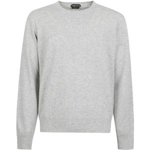 Tom Ford, Heren, Truien, Grijs, Maat: L Kasjmier,