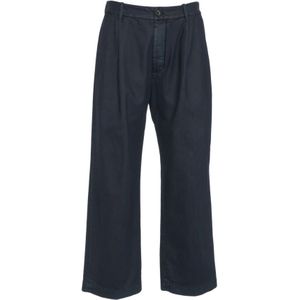 Nine In The Morning, Heren, Broeken, Blauw, Maat: W32 Katoen,