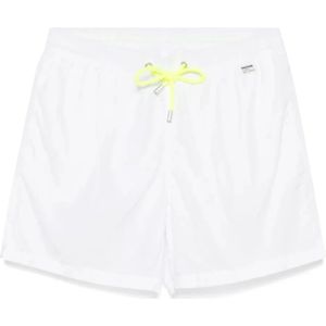 Saint Barth, Heren, Badkleding, Wit, Maat: L Poliester,