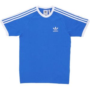 Adidas, Heren, Tops, Blauw, Maat: S Katoen,