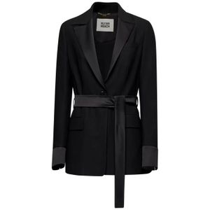 Silvian Heach, Dames, Jassen, Zwart, Maat: M Poliester,