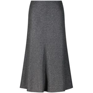 Seductive, Dames, Rokken, Grijs, Maat: S Wol,