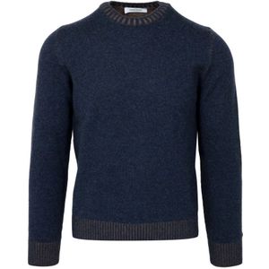 Gran Sasso, Heren, Truien, Blauw, Maat: 2XL Wol,