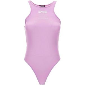 Versace Jeans Couture - Mouwloze Bodysuit - Paars