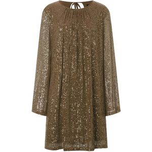 Ana Alcazar, Dames, Jurken, Grijs, Maat: S Poliester,