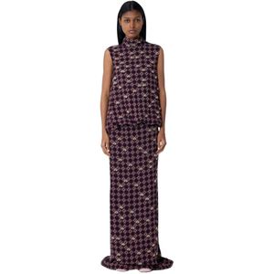 Dries Van Noten, Dames, Jurken, Veelkleurig, Maat: S