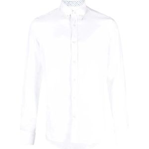 Paul & Shark, Heren, Overhemden, Wit, Maat: M Linnen,