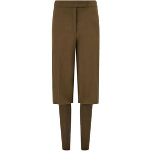 Ferragamo, Dames, Broeken, Groen, Maat: S Viscose,