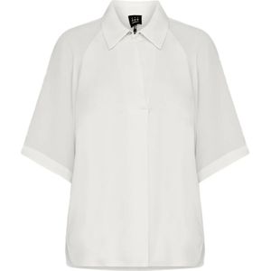 Marella, Dames, Blouses & Shirts, Wit, Maat: XL Satijn,