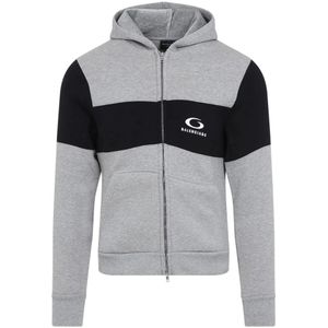 Balenciaga, Heren, Sweatshirts & Hoodies, Grijs, Maat: M