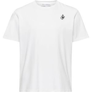 JW Anderson, Heren, Tops, Wit, Maat: L Katoen,