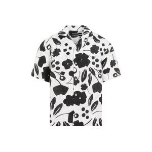 Jacquemus Cubic Flow Zwart Wit Shirt , Multicolor , Heren , Maat: XL