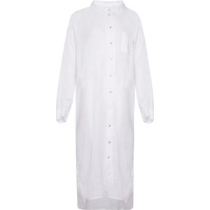 Tiffany, Dames, Jurken, Wit, Maat: Xs/S Linnen,