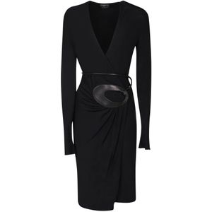 Tom Ford, Dames, Jurken, Zwart, Maat: S