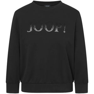 Joop!, Dames, Sweatshirts & Hoodies, Zwart, Maat: L
