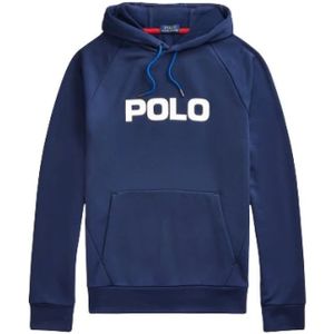 Polo Ralph Lauren, Heren, Sweatshirts & Hoodies, Blauw, Maat: XS Poliester,